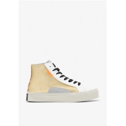 Sneaker de corte alto gold