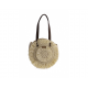 Bolso shopper redondo para mujer FOR TIME Sidi de rafia