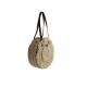 Bolso shopper redondo para mujer FOR TIME Sidi de rafia