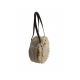 Bolso shopper redondo para mujer FOR TIME Sidi de rafia