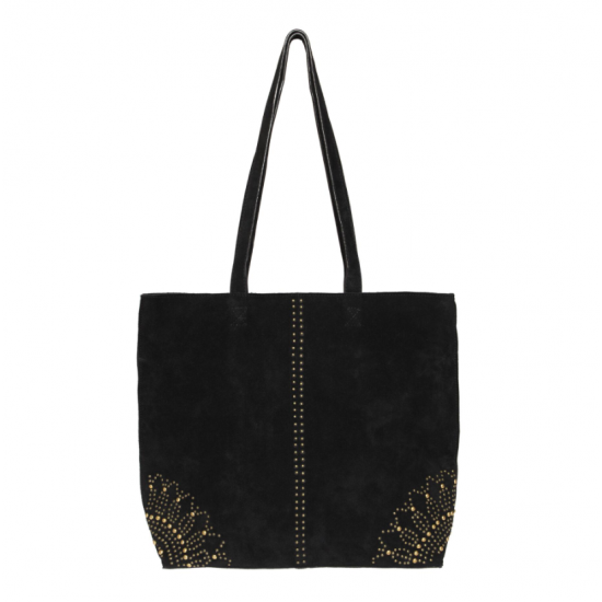 Bolso formato shopper con tachuelas