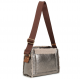 Bolso cross body plomo