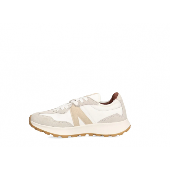 Sneaker blanco beige