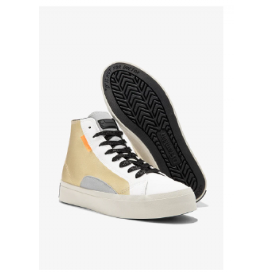 Sneaker de corte alto gold