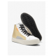 Sneaker de corte alto gold