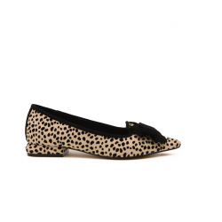 Bailarina estampada animal print con lazo